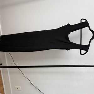 Reformation Elegant Black Sleeveless Dress with a slit